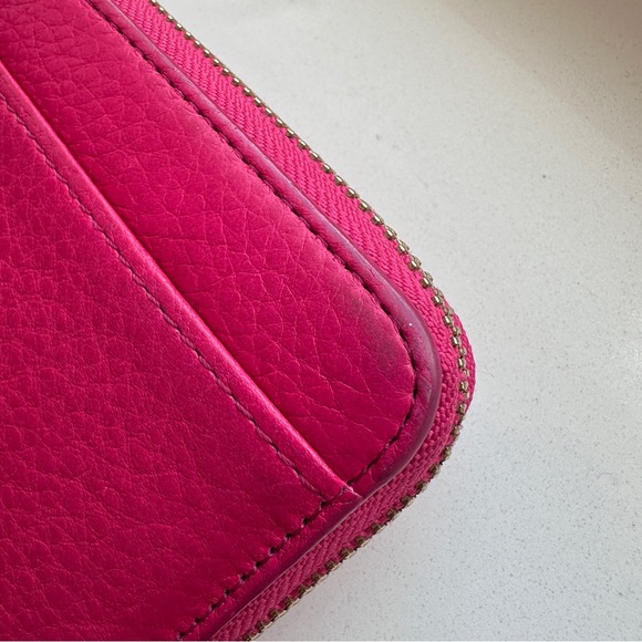 Kate Spade Pink Lacey Zip Around Large Wallet - Picture 7 of 10